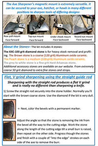 KME Axe Sharpening System Kit